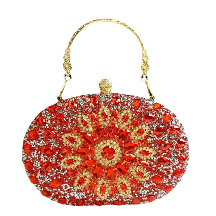 Dekorative verzierte Abendhandtasche