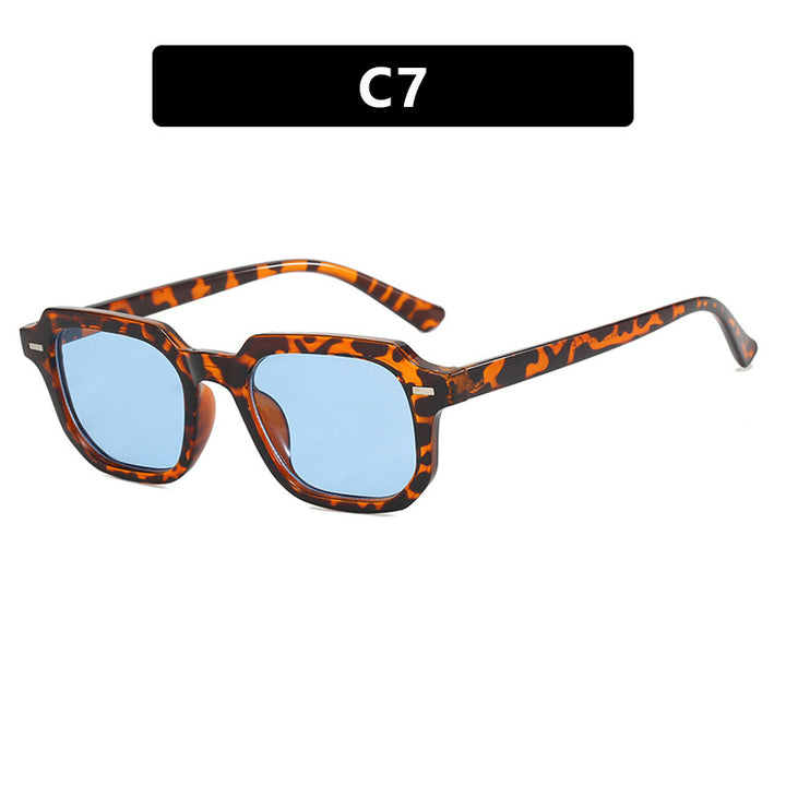 Damen quadratische Sonnenbrille mit stilvoller Rahmenstruktur und UV-Schutz Karnz