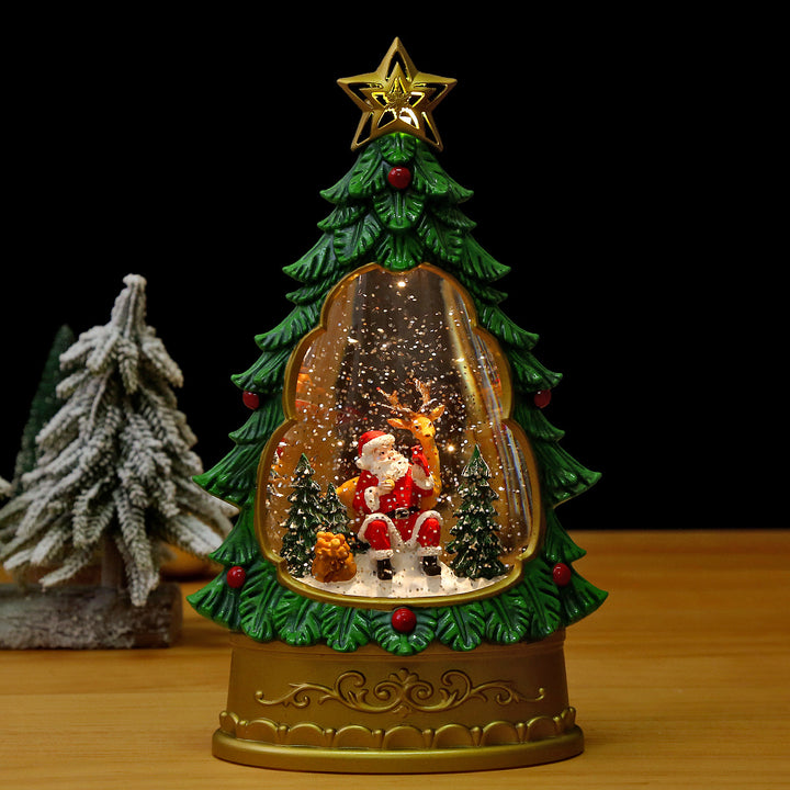 Weihnachtsbaum Schneekugel Karnz
