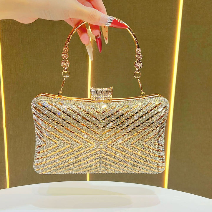 Glamouröse Strass-Besetzte Abendhandtasche