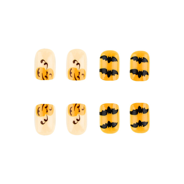 Saisonales Halloween-Themen Press-On Nagelkunst Set Karnz
