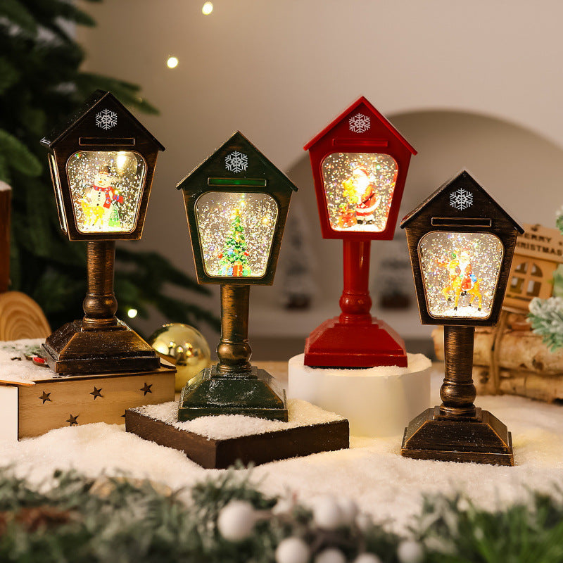 Beleuchtete Weihnachtslaterne Karnz