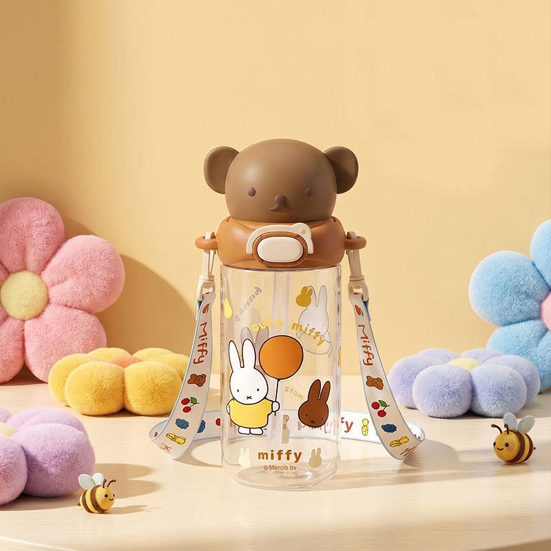 Damen Trinkflasche mit interaktivem Miffy-Design Karnz