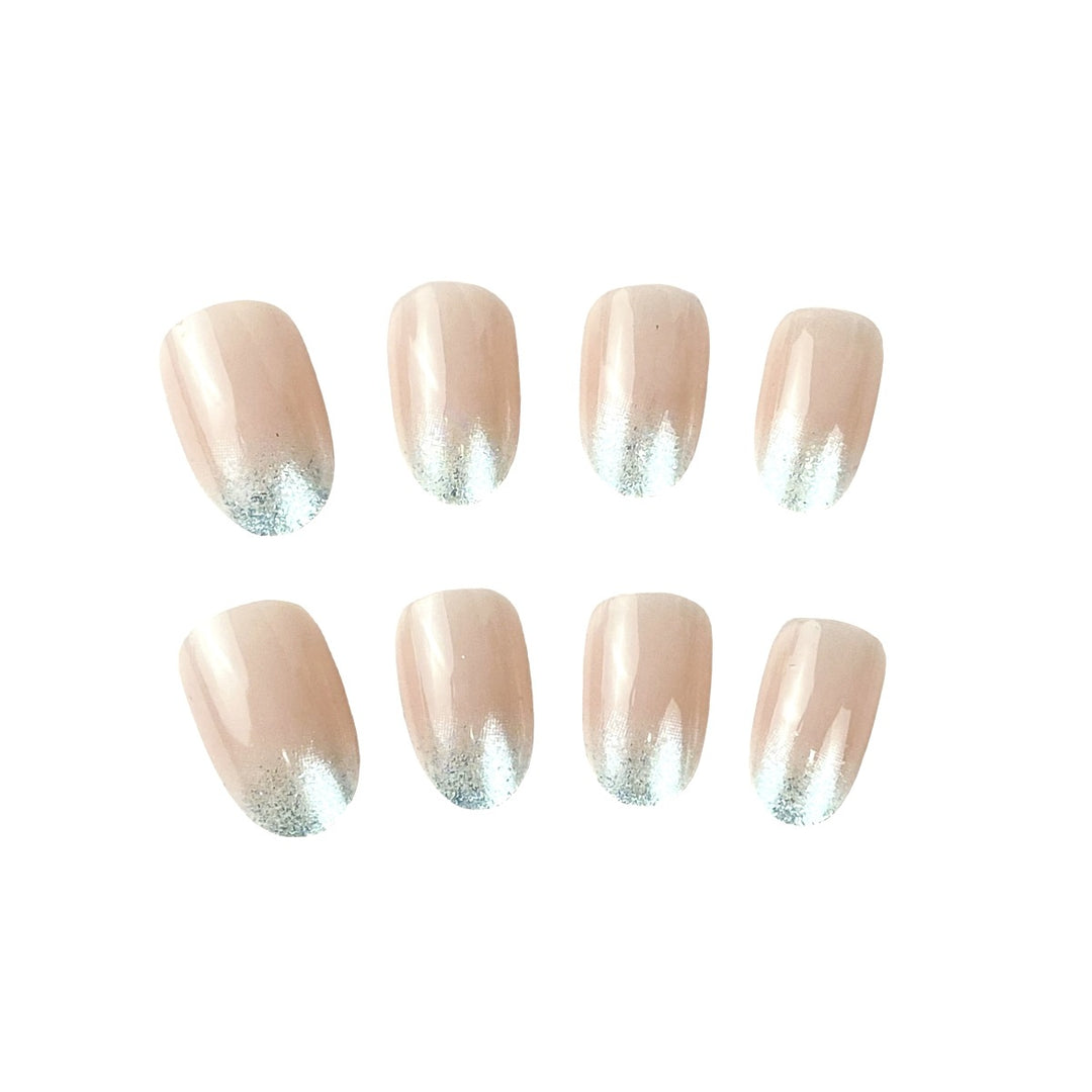 Elegante Ombre Nagelkunst Verlängerungen Karnz