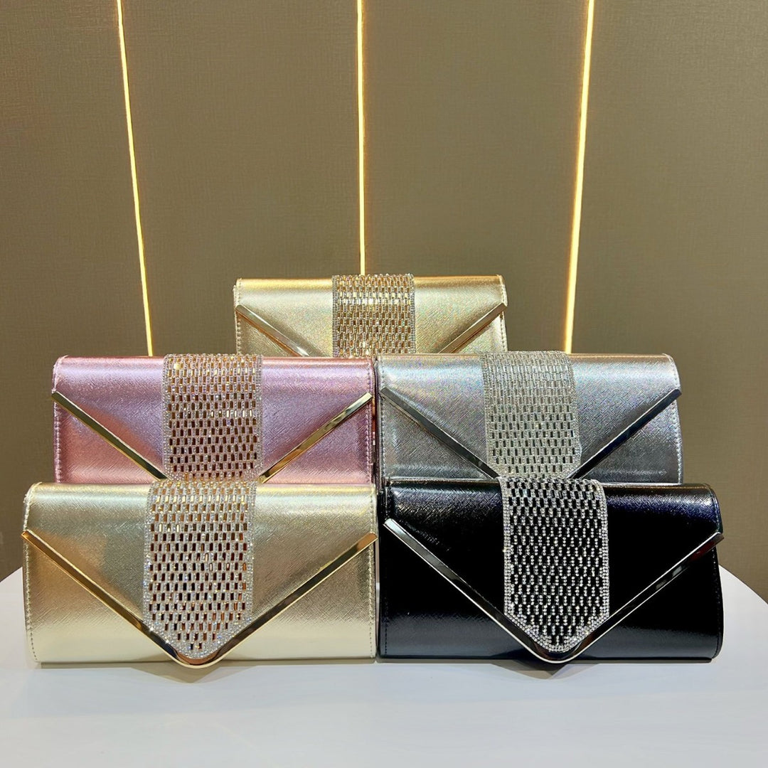 Elegante metallische Clutch