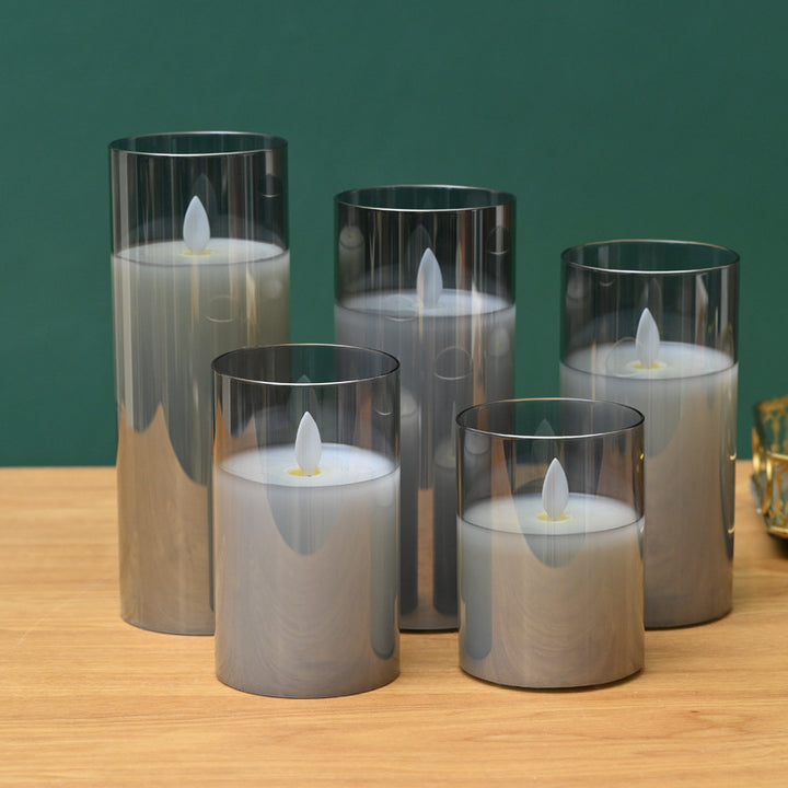 LED Stumpenkerzen mit Realistischer Flamme
