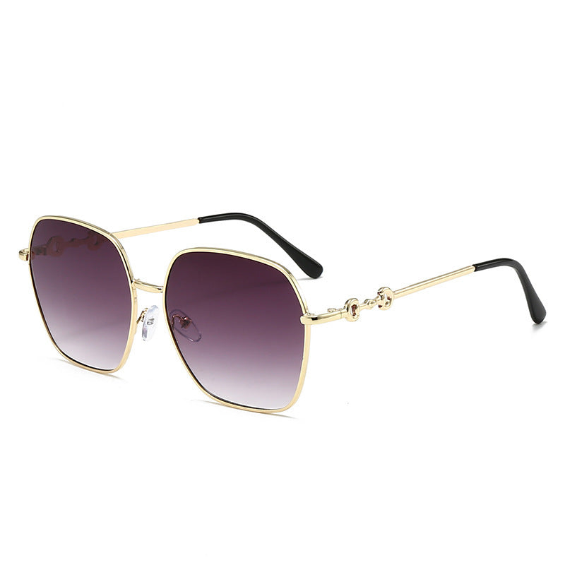 Chic Breite Rahmen Sonnenbrille