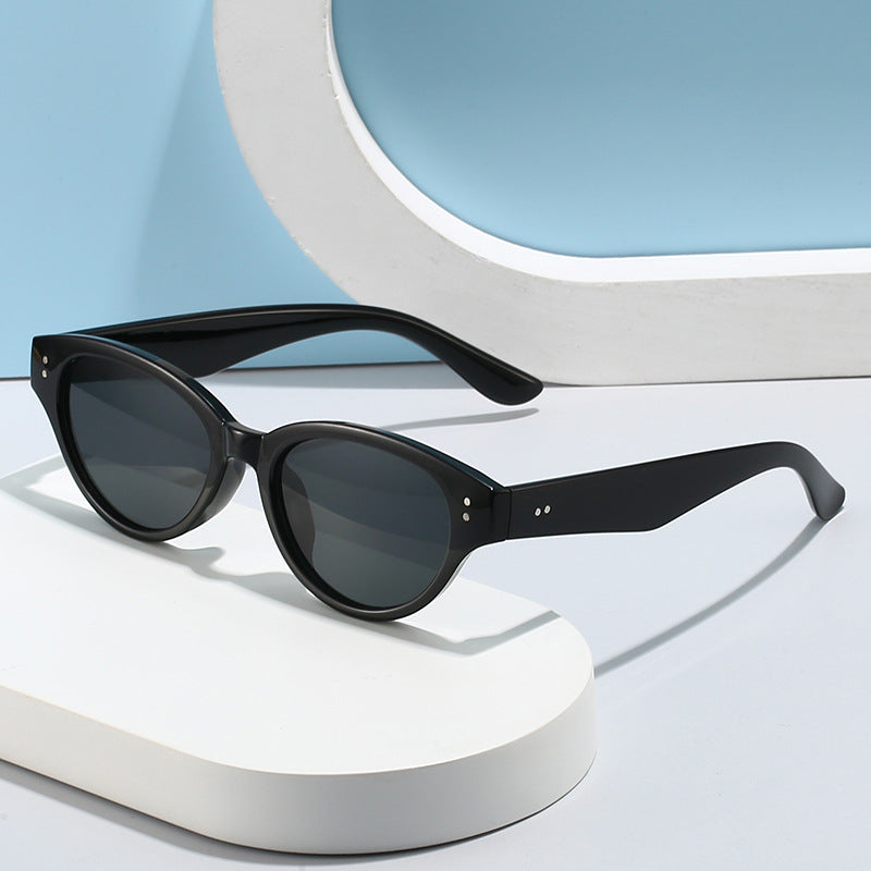 Damen Cat-Eye Sonnenbrille mit retro-inspirierter Rahmenstruktur Karnz