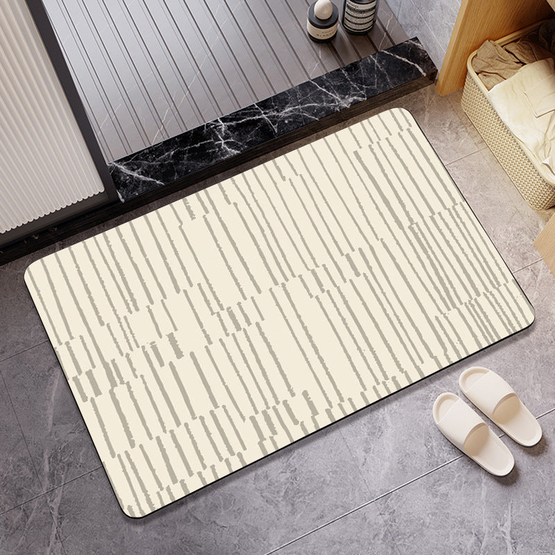 Rutschfester moderner Badteppich Karnz