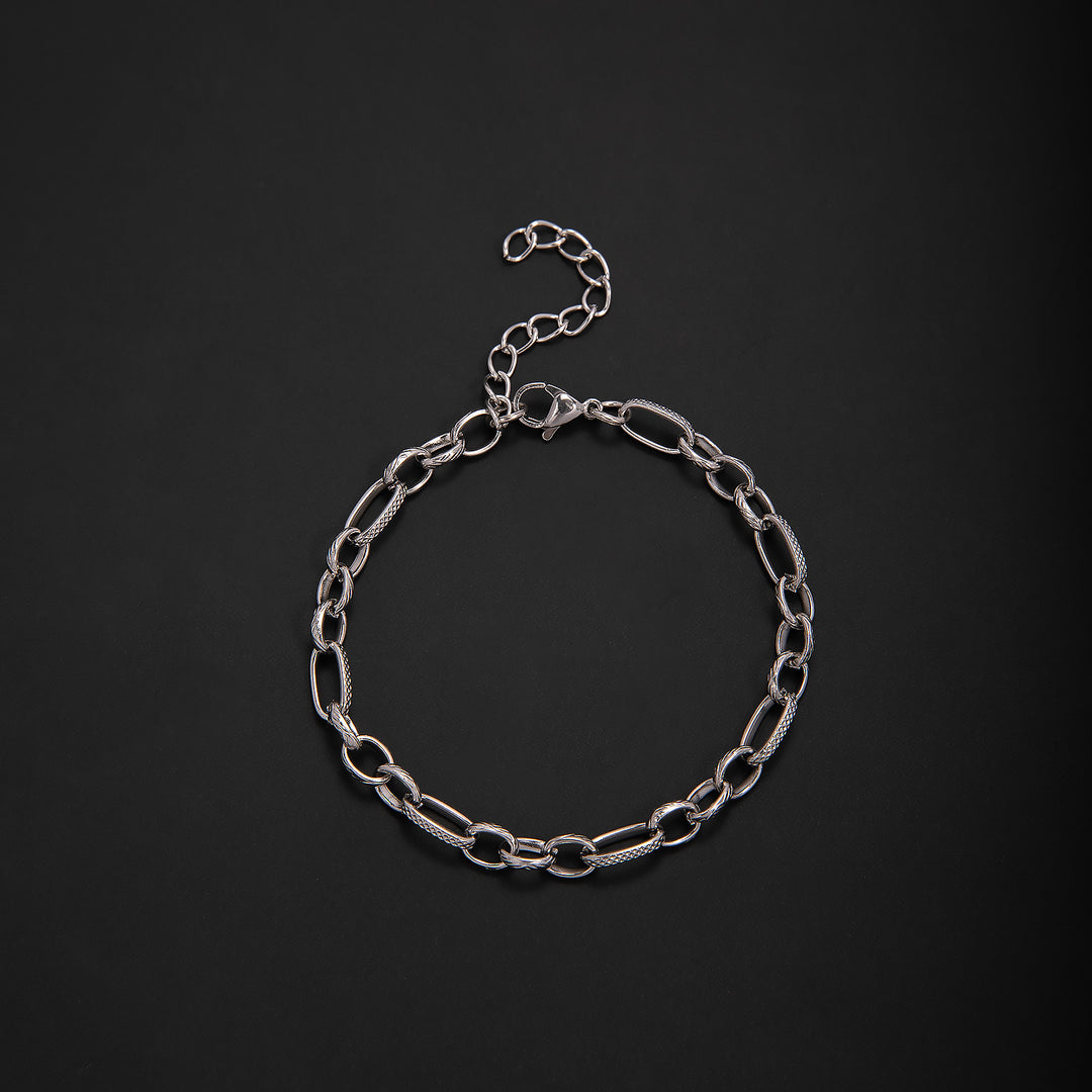 Vernetztes Metall-Gliederarmband Karnz