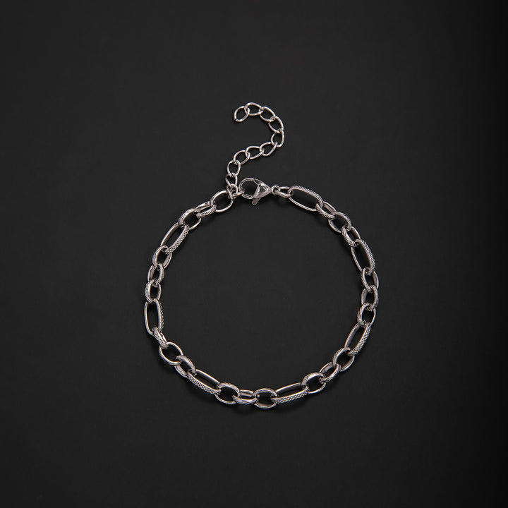 Vernetztes Metall-Gliederarmband Karnz