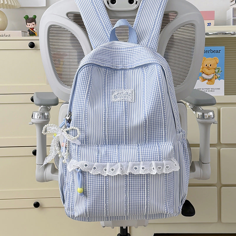 Stylischer gestreifter Design-Rucksack Karnz