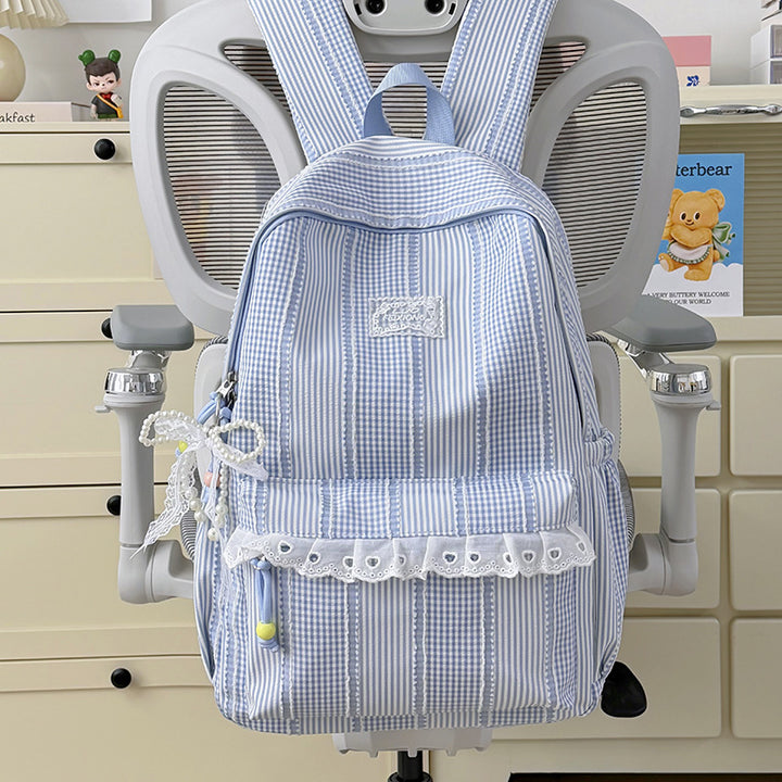 Stylischer gestreifter Design-Rucksack Karnz