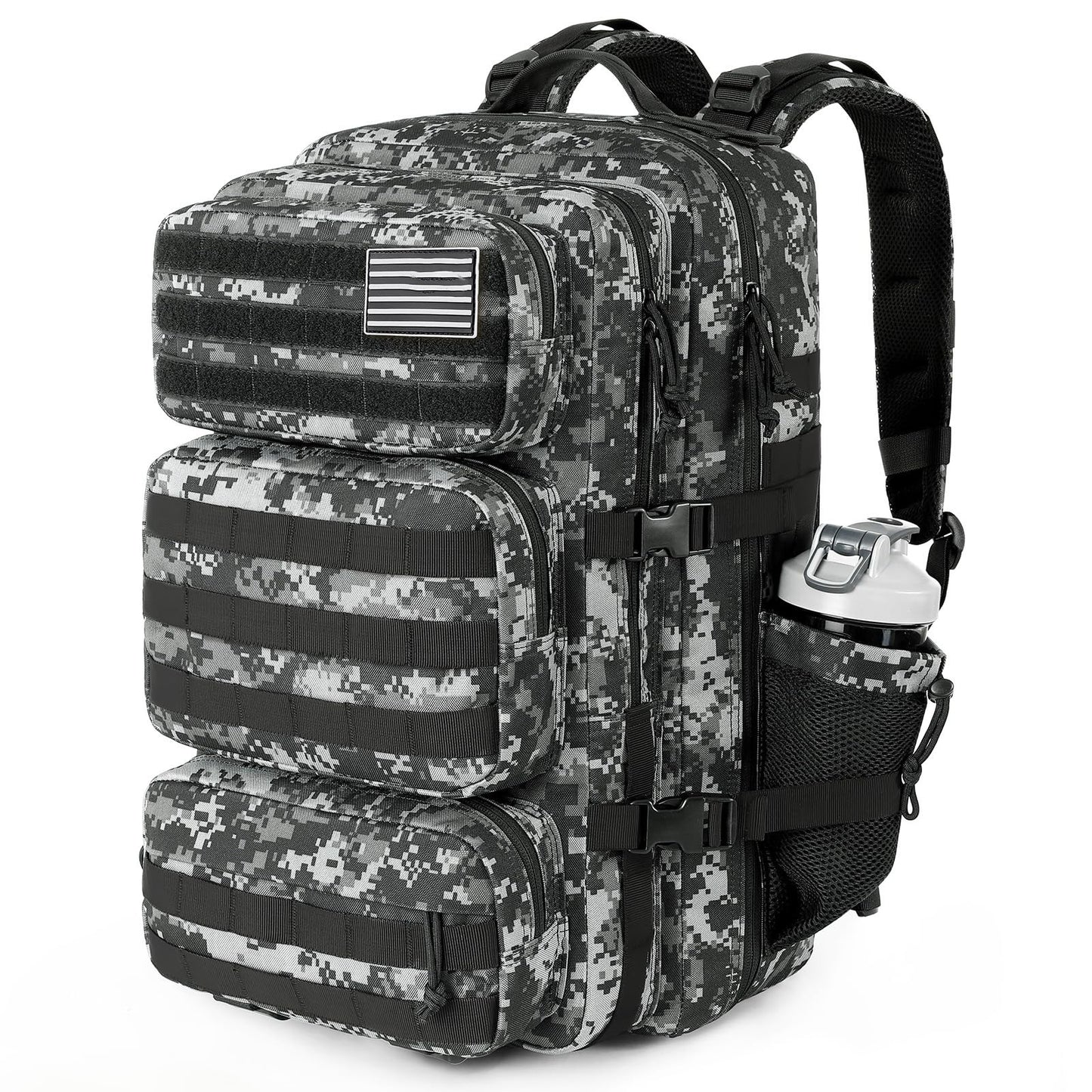 Herren taktischer Militär-Rucksack mit modularen Modulen Karnz