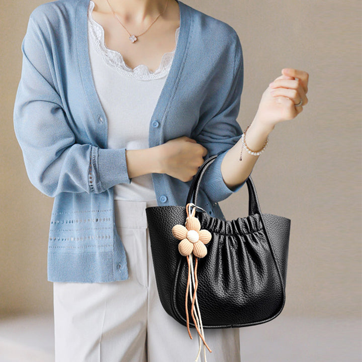 Chic Kunstleder Handtasche Karnz