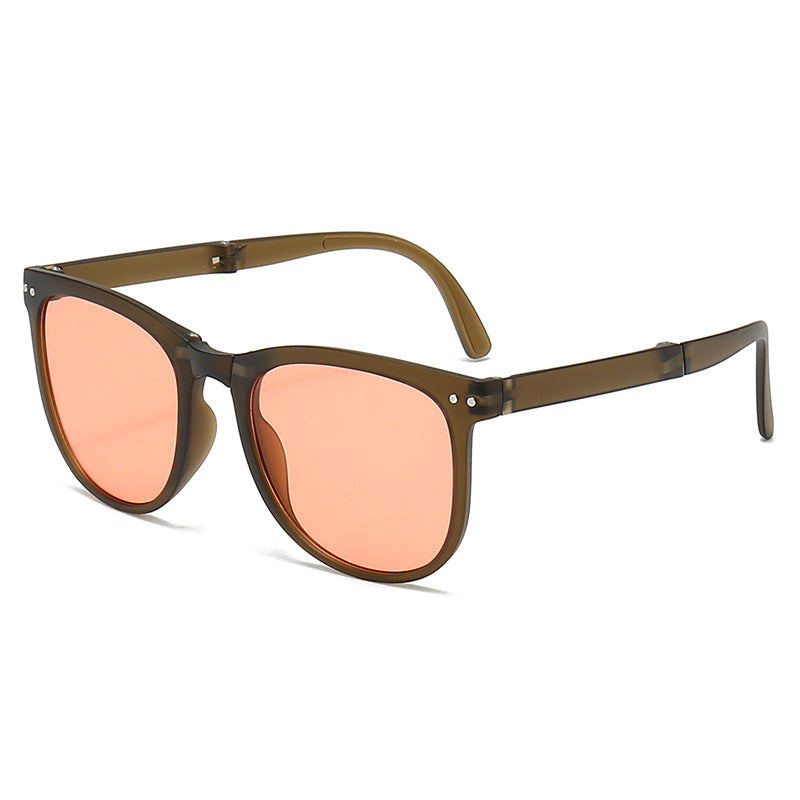 Damen trendige Sonnenbrille mit facettenreichem Rahmen Karnz