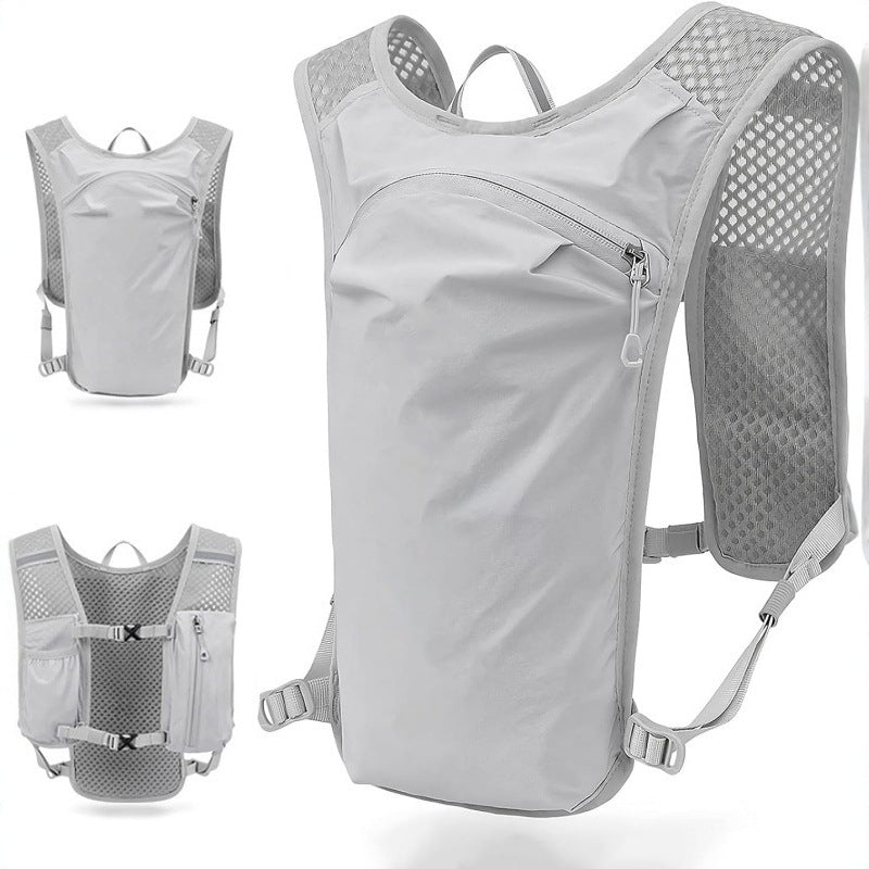 Sportlicher Trinkrucksack mit Netz-Einsätzen und Mehreren Fächern Karnz