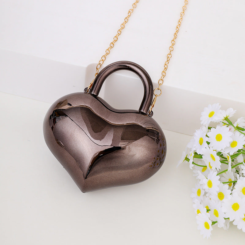 Damen Herzförmige Handtasche Karnz