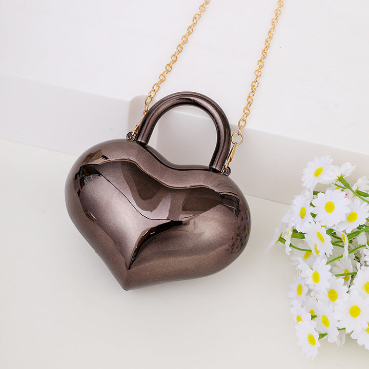 Damen Herzförmige Handtasche Karnz