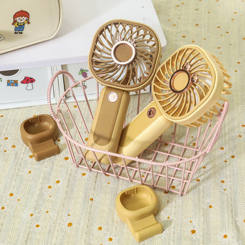 Damen Tragbarer Mini-Ventilator mit anpassbarem Neigungswinkel Karnz