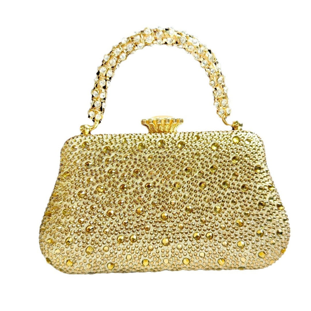 Elegante Handtasche mit Strassverzierungen
