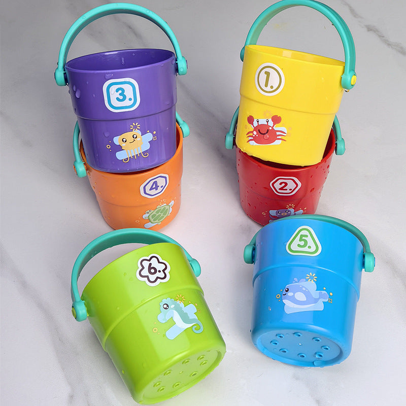 Unisex Stapelbare Spielzeugeimer Karnz