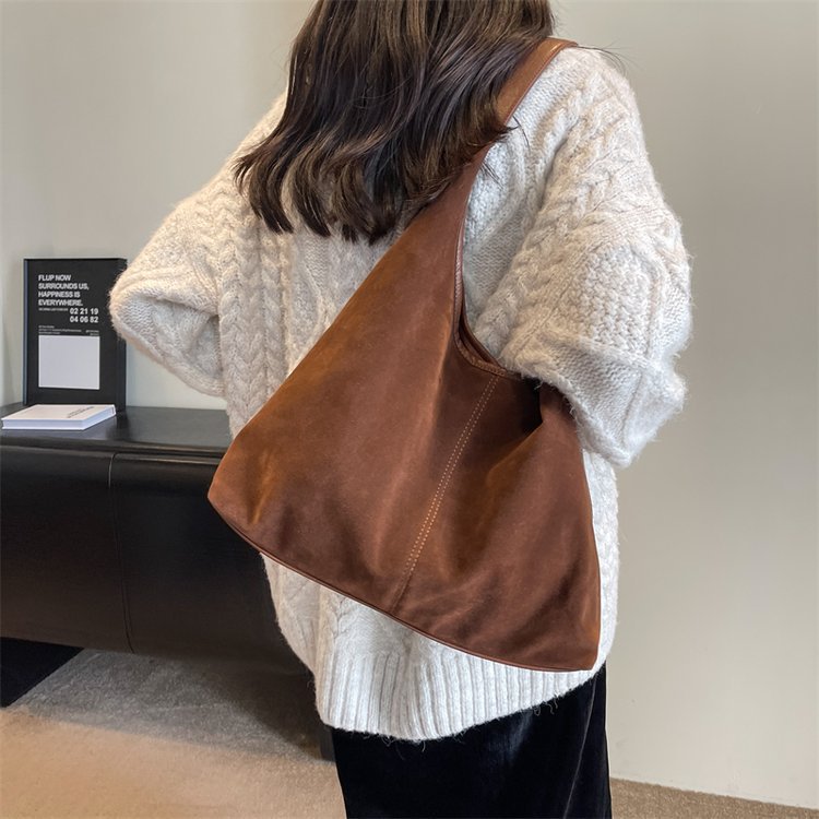 Wildleder Slouchy Schultertasche