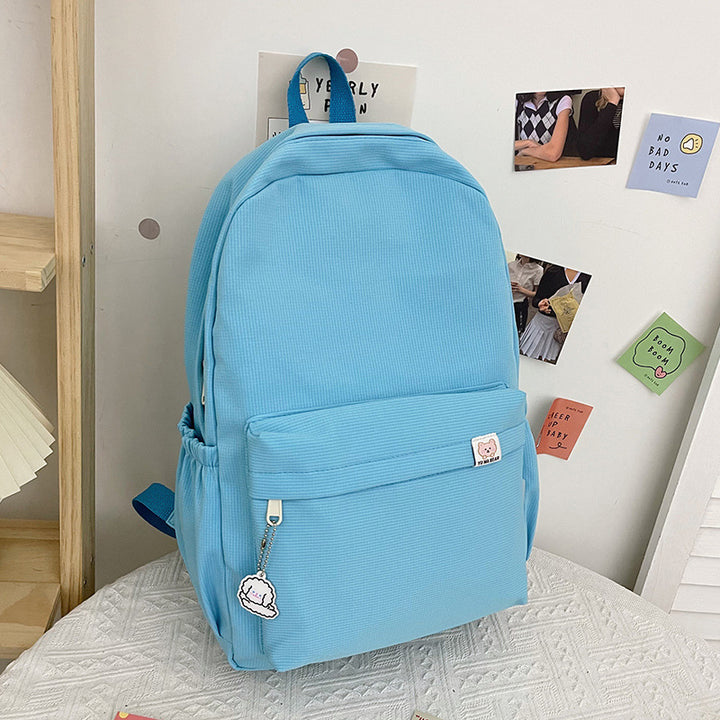 Lässiger Rüschentextur-Rucksack