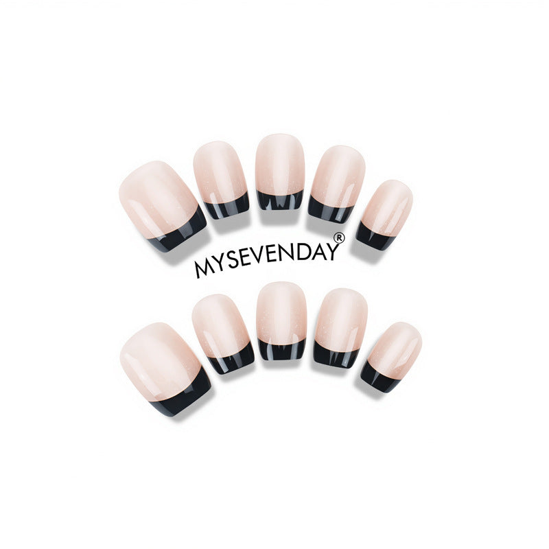Gel French Tip Press-On Nails Karnz