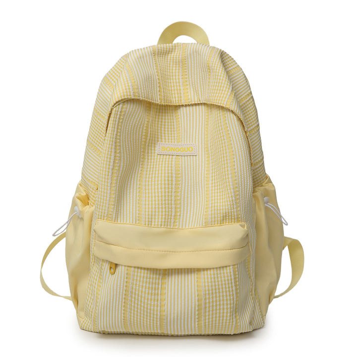 Lässiger gestreifter Rucksack