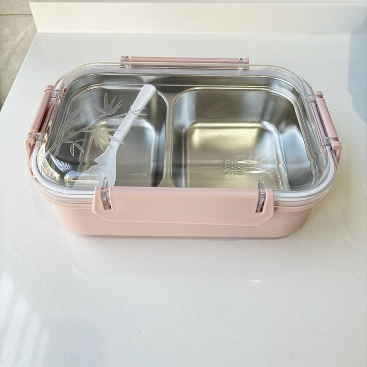 Dual-Compartment Edelstahl Brotdose