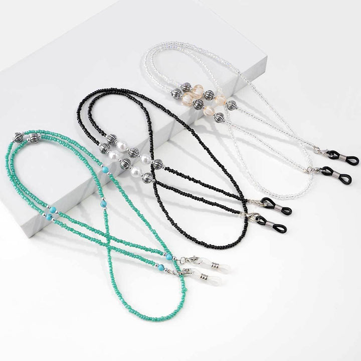 Künstlerische Perlenbrille Kette Karnz
