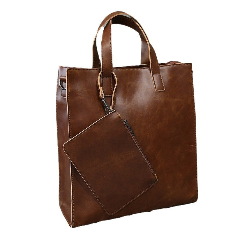 Stilvolle und Geräumige Ledertasche Karnz