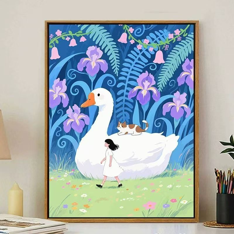 Verspielt Natur Kunst Druck Karnz