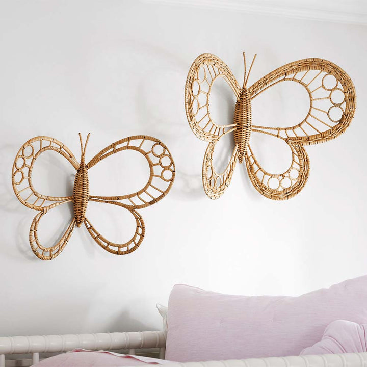 Dekorativer Wandbehang im Schmetterlingsdesign Karnz