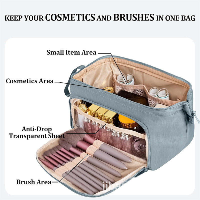 Kosmetik-Organizer Tasche mit Verstellbarem Innenfach Karnz