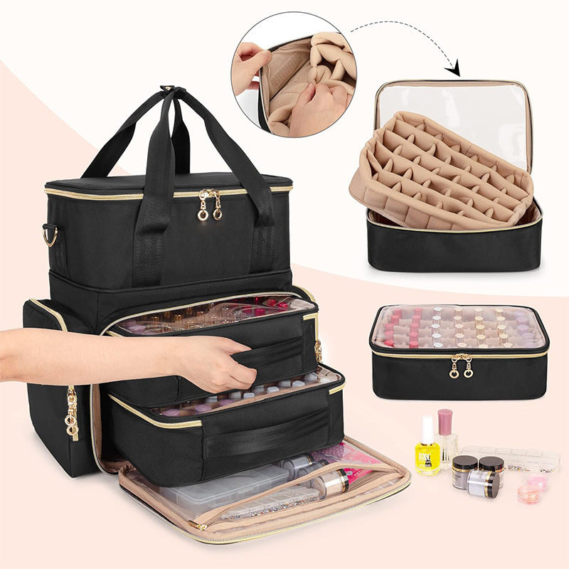 Praktische Kosmetik- und Nagel-Organizer-Tasche Karnz