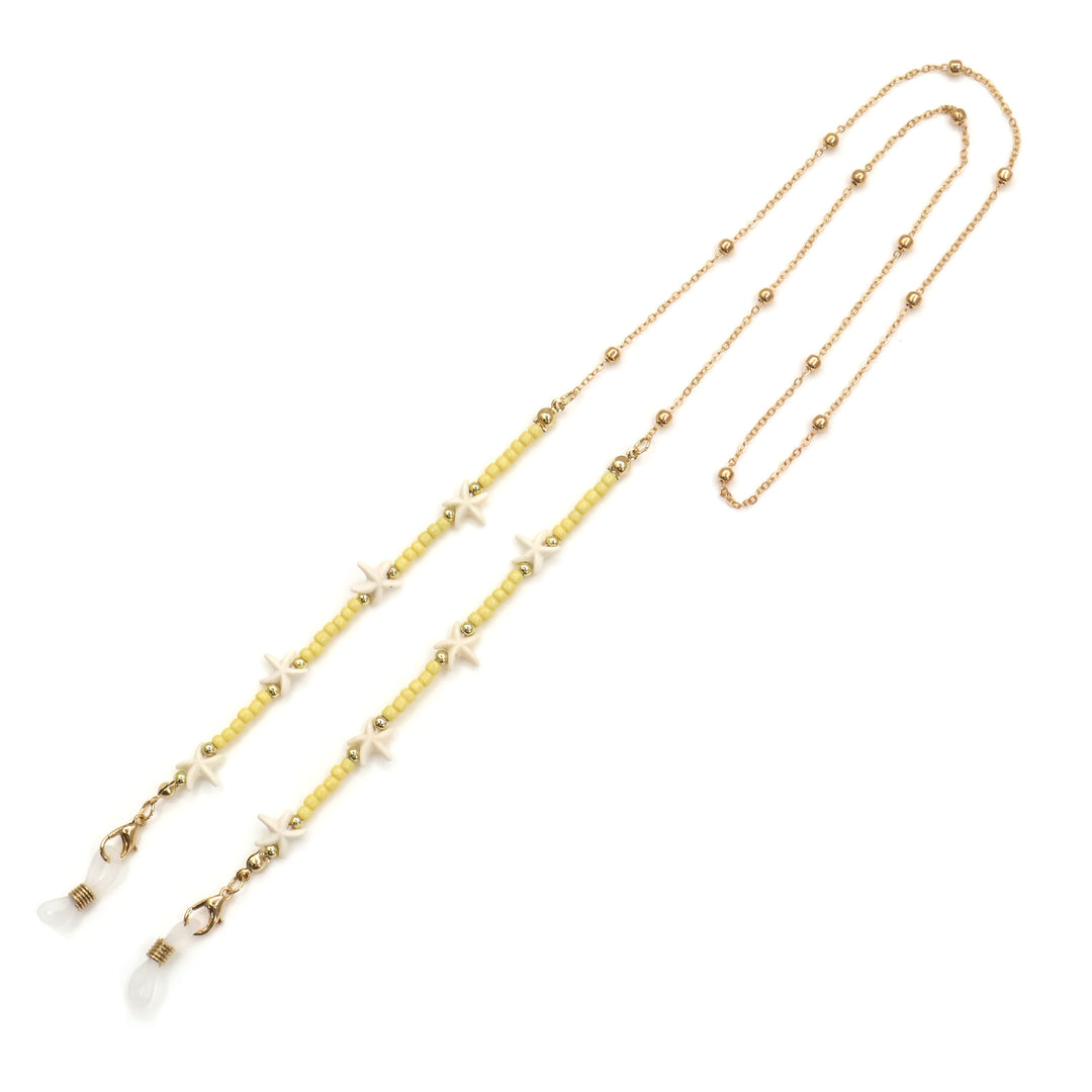 Strand-inspirierte Perlen-Brillenband Karnz