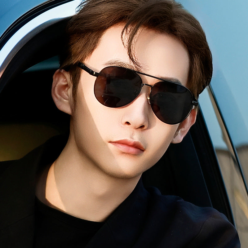Damen Elegante Piloten-Sonnenbrille mit hochwertigen Polarisationsgläsern Karnz