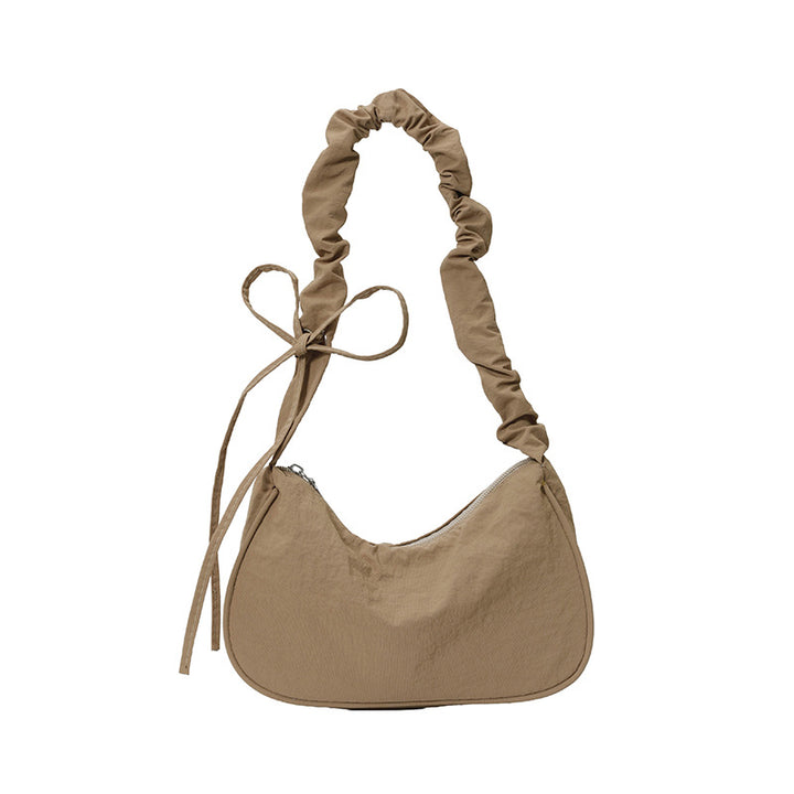 WoTexturiertes Stoff Sling Bag Karnz