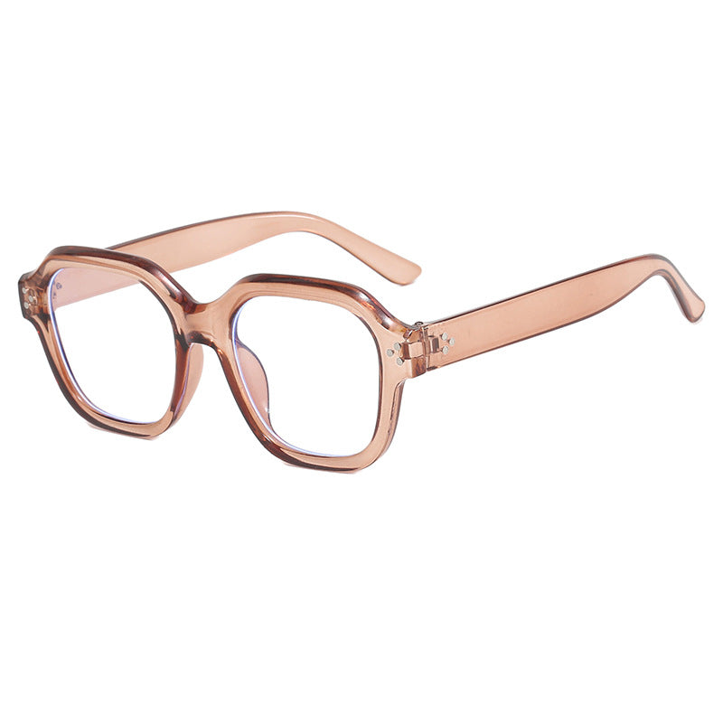 Damen modische oversized Brille mit charakteristischem Rahmen Karnz