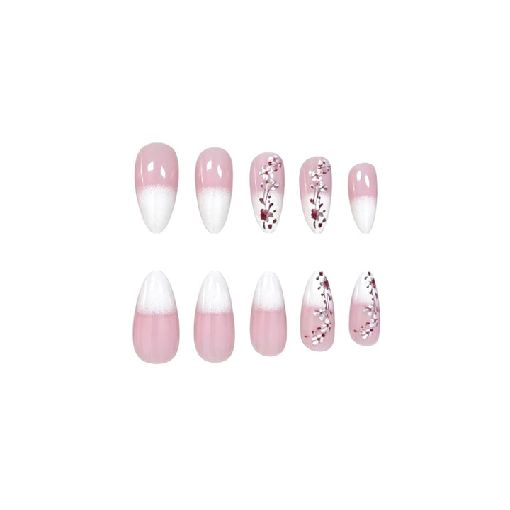 Elegante Florale Acrylnagel-Verstärkungen Karnz 1789916018