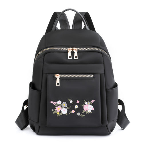 Floral Bestickter Rucksack Karnz