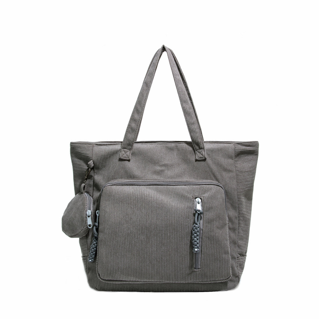 WoSpacious Mehrfach-Taschen Canvas Einkaufstasche Karnz
