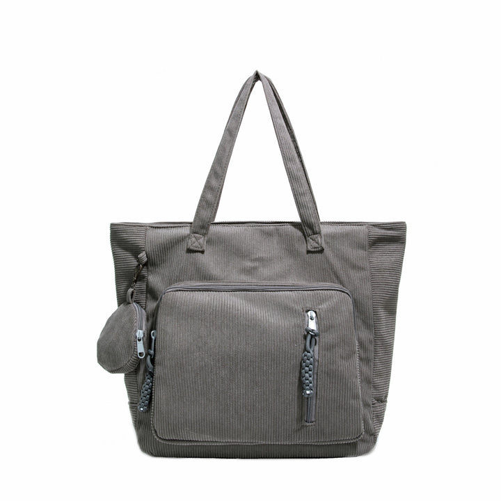 WoSpacious Mehrfach-Taschen Canvas Einkaufstasche Karnz