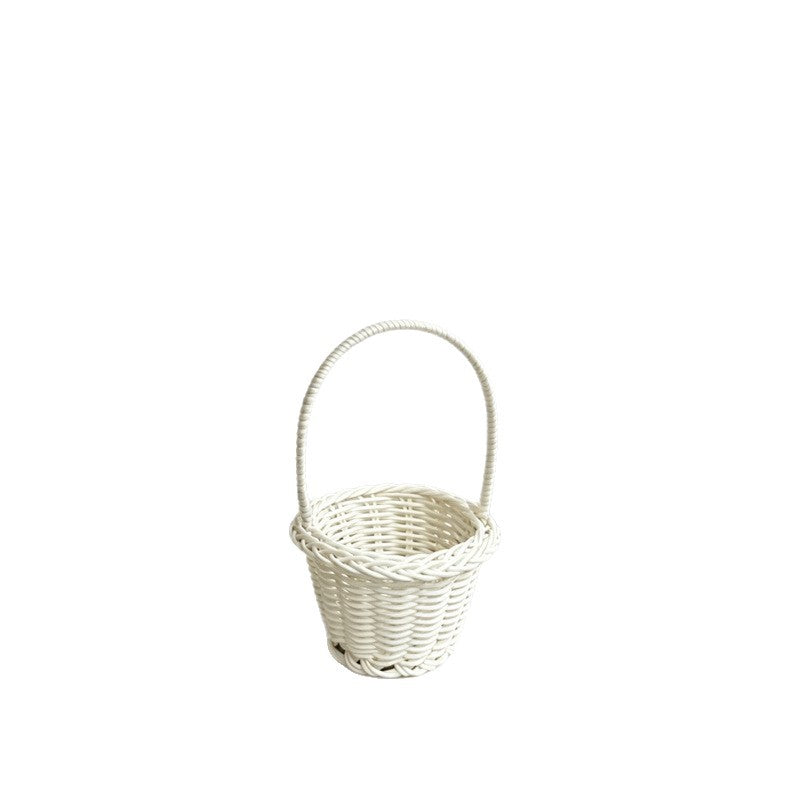 Dekorative Miniatur Geflochtene Korb Karnz