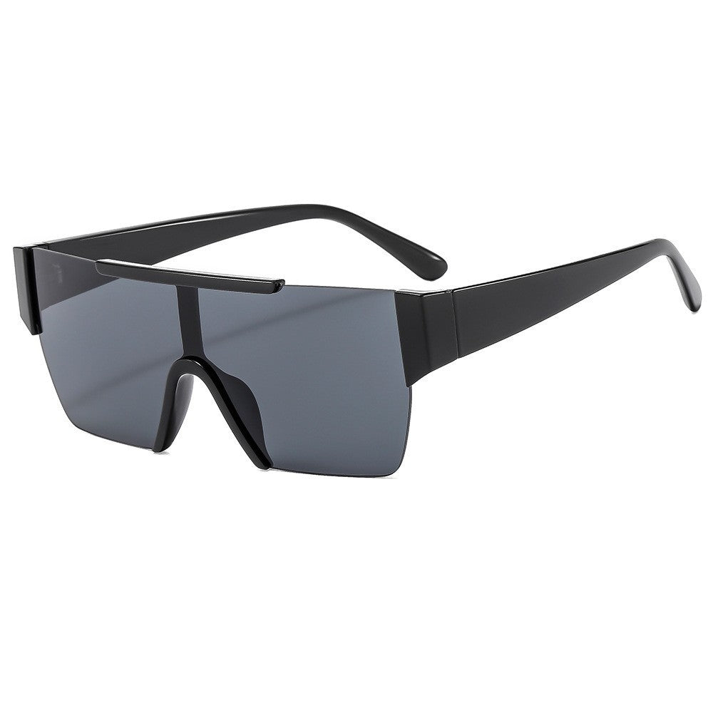 Damen Sportliche Oversized Sonnenbrille mit modernem Schutzrahmen Karnz