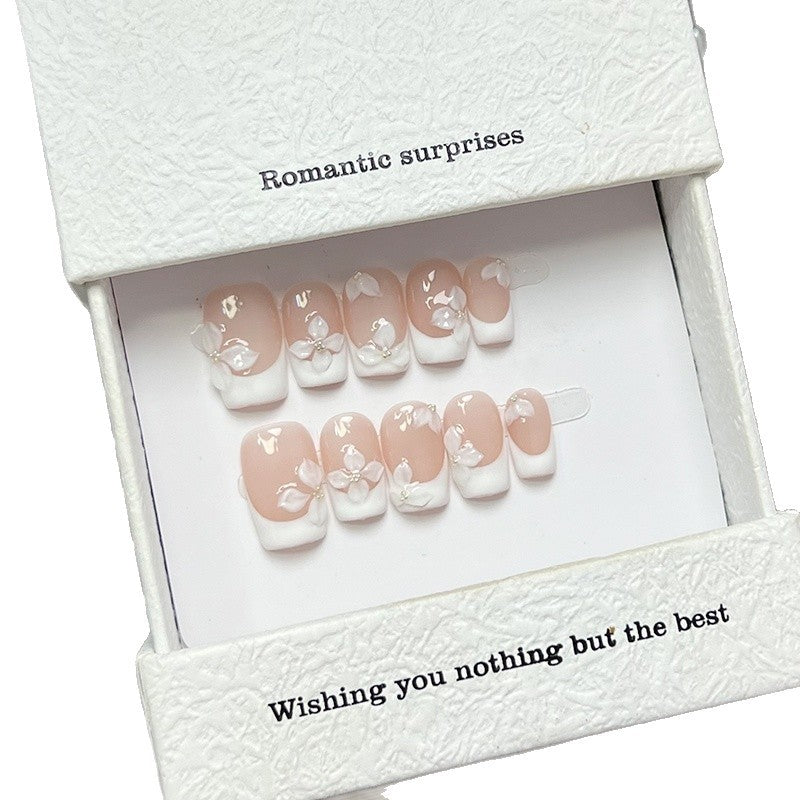 Romantisches Floral Drucknagelset