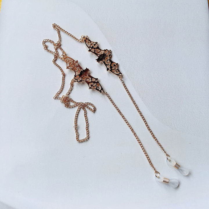 Stylische multifunktionale Brillenhalterkette Karnz