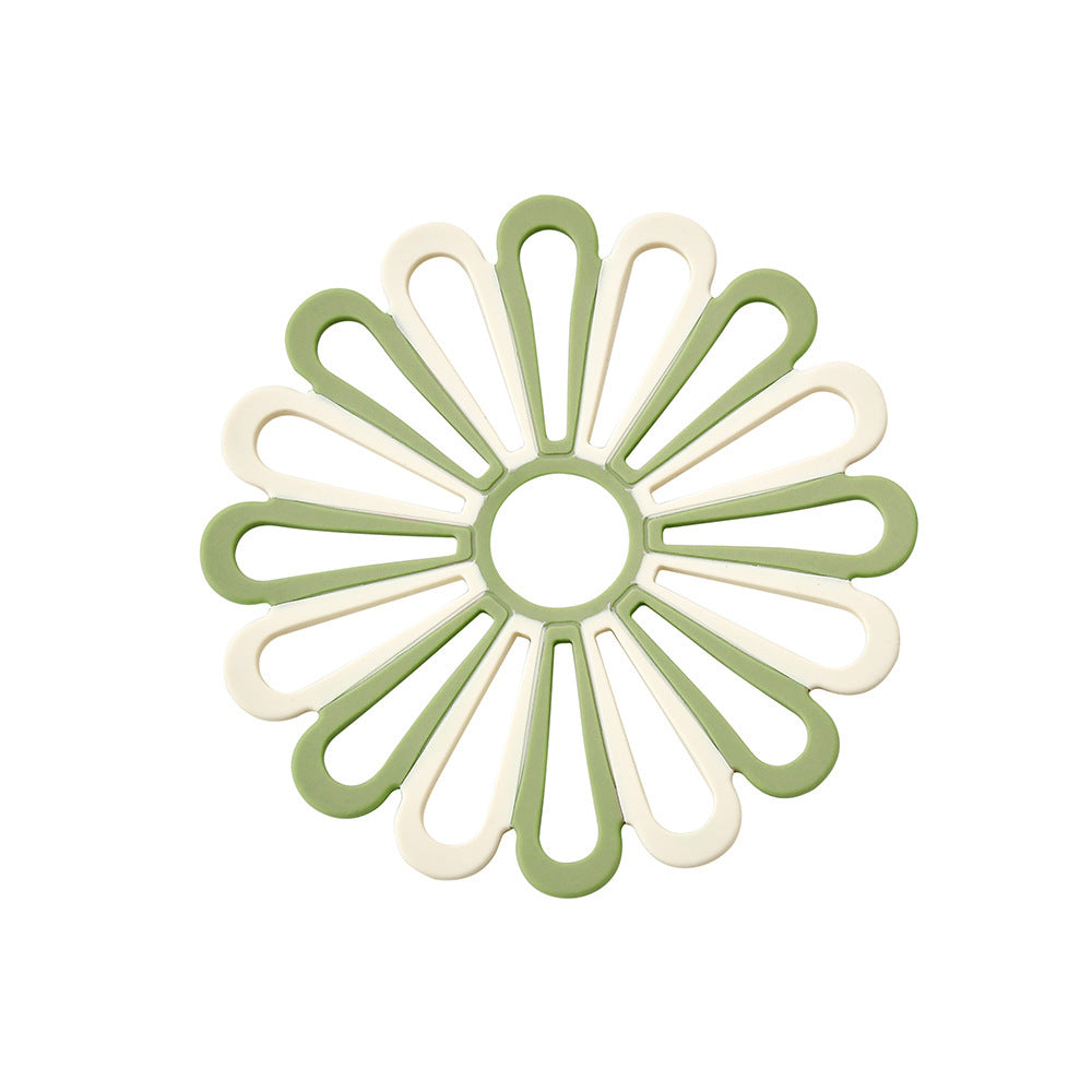 Elegante Silikon-Untersetzer Im Floralen Design Karnz